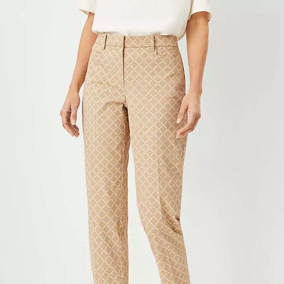 Ann Taylor Factory Pants Crop Size 12 Stretch NWOT - Picture 1 of 15
